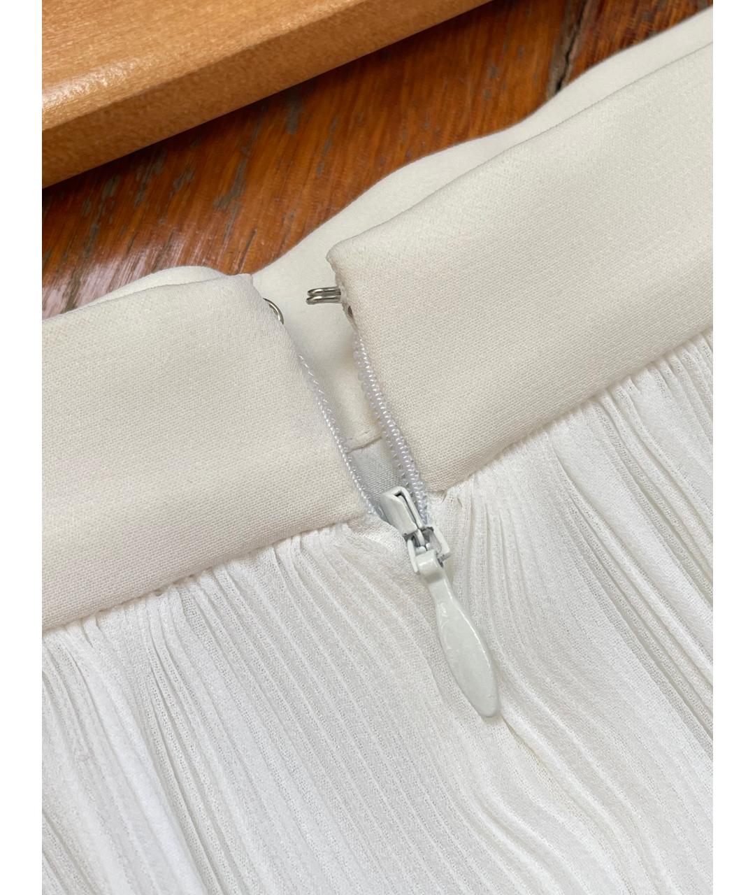 GIVENCHY Белая полиэстеровая юбка миди, фото 2