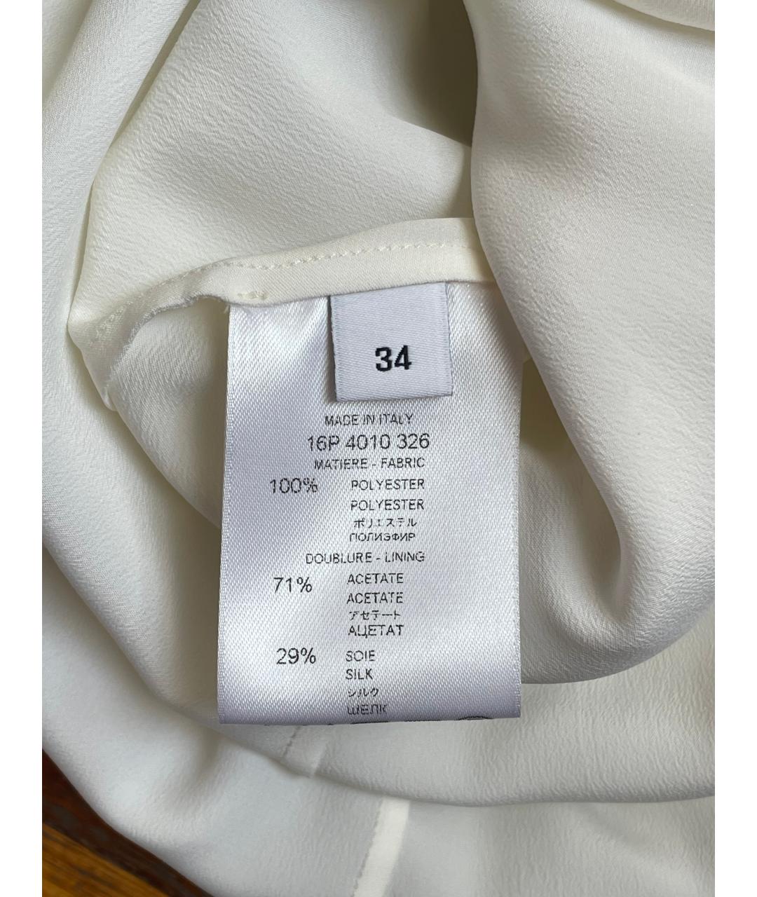 GIVENCHY Белая полиэстеровая юбка миди, фото 4