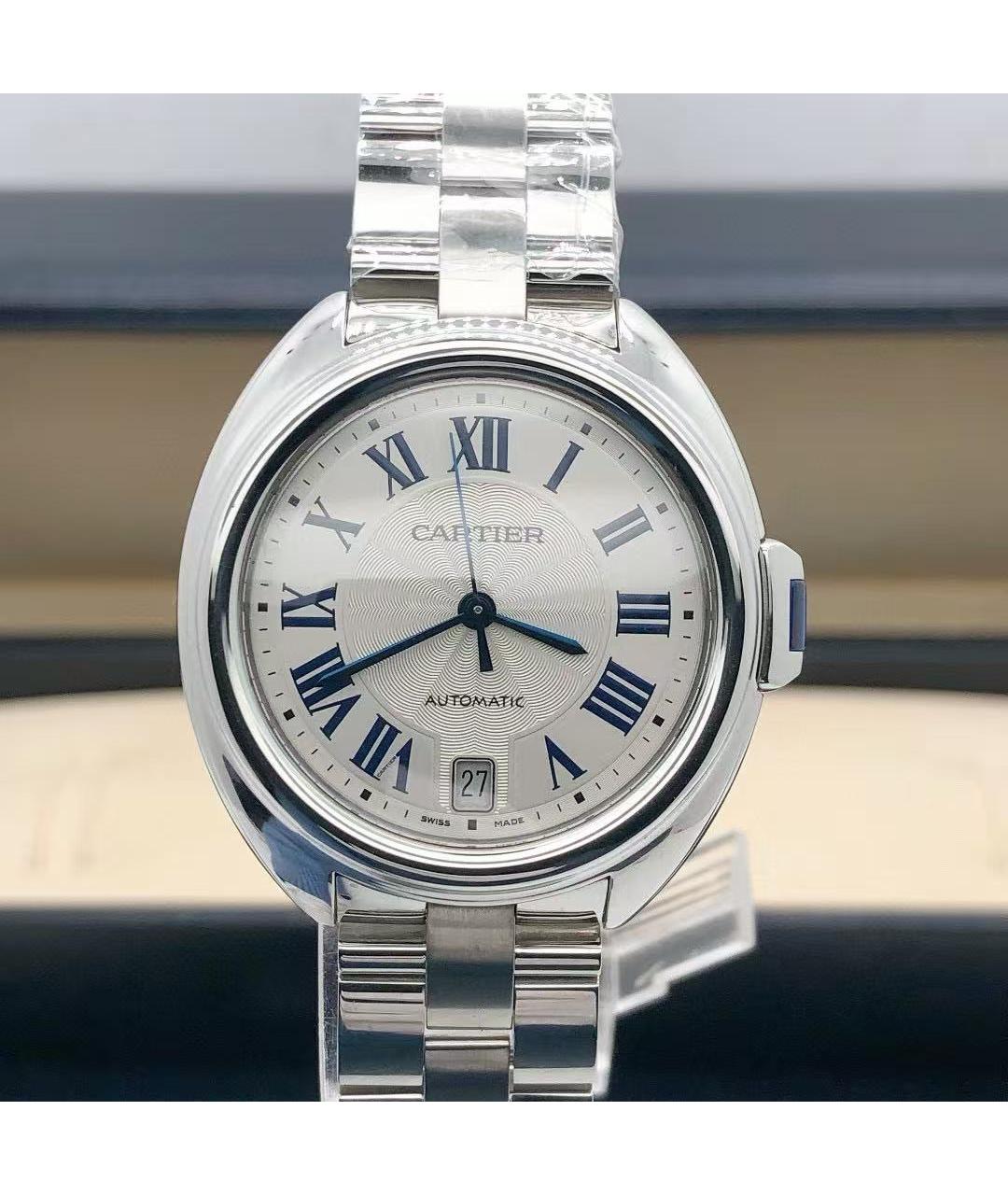 CARTIER Серебряные часы, фото 2