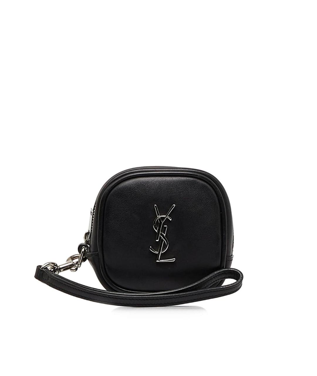 SAINT LAURENT Черная ключница, фото 9