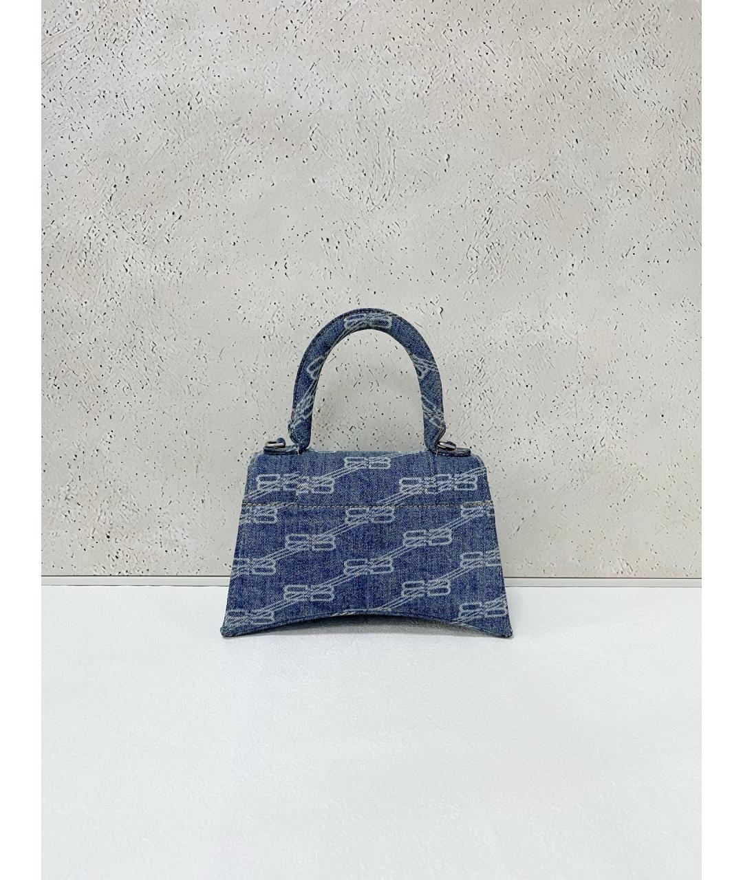 BALENCIAGA Синяя деним сумка через плечо, фото 2
