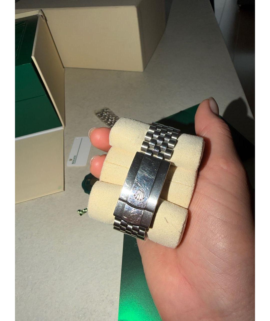 ROLEX Серебряные часы из белого золота, фото 7