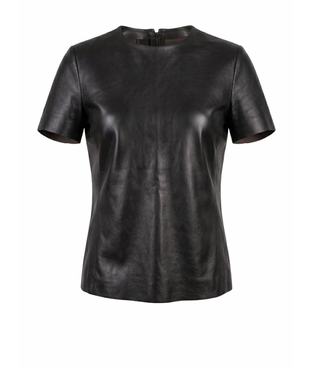 CELINE Черный кожаный жакет/пиджак, фото 1