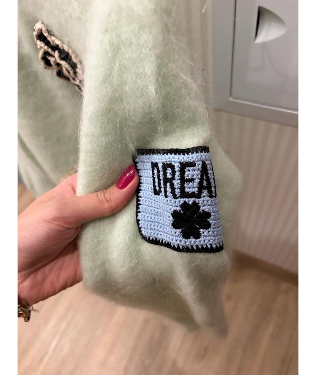 SANDRO Салатовый кашемировый джемпер / свитер, фото 4