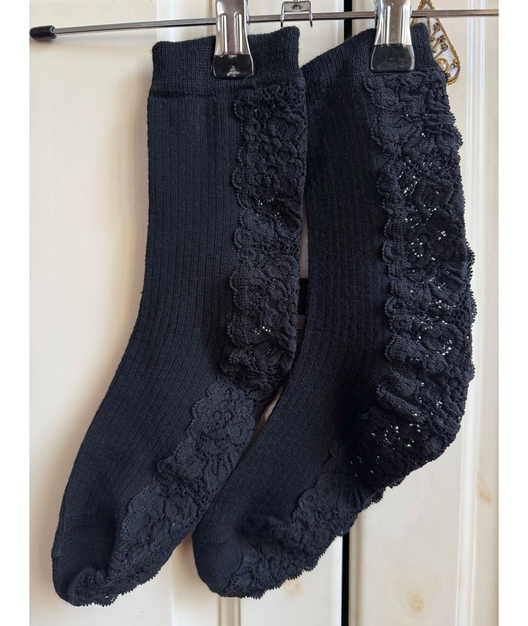 DOLCE&GABBANA Черные носки, чулки и колготы, фото 3