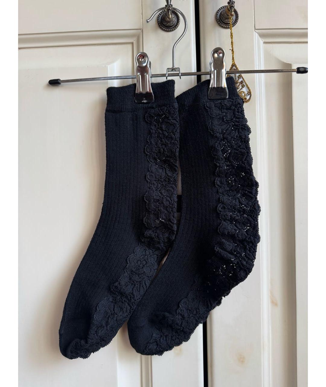 DOLCE&GABBANA Черные носки, чулки и колготы, фото 2