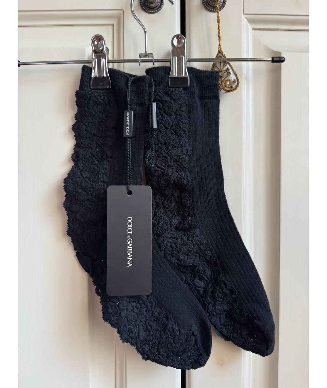 DOLCE&GABBANA Черные носки, чулки и колготы, фото 7