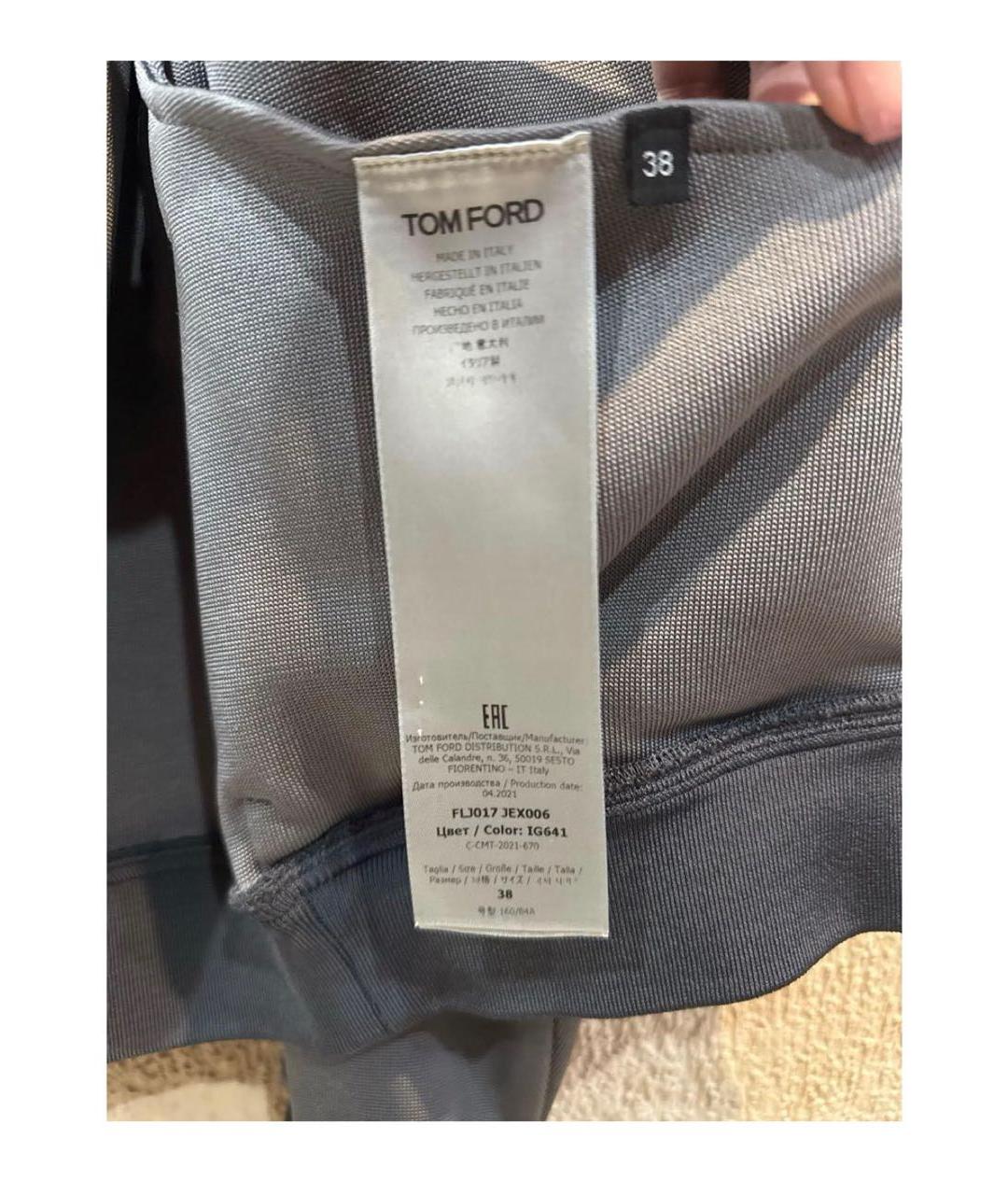 TOM FORD Антрацитовый костюм с юбками, фото 6