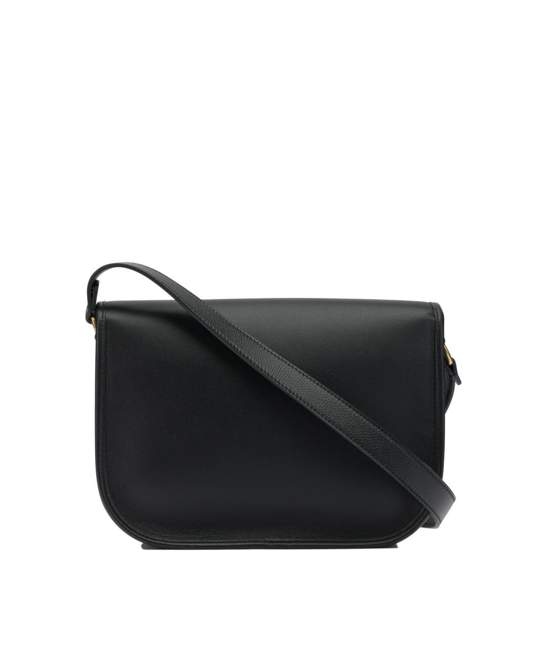 VALENTINO Черная кожаная сумка через плечо, фото 2