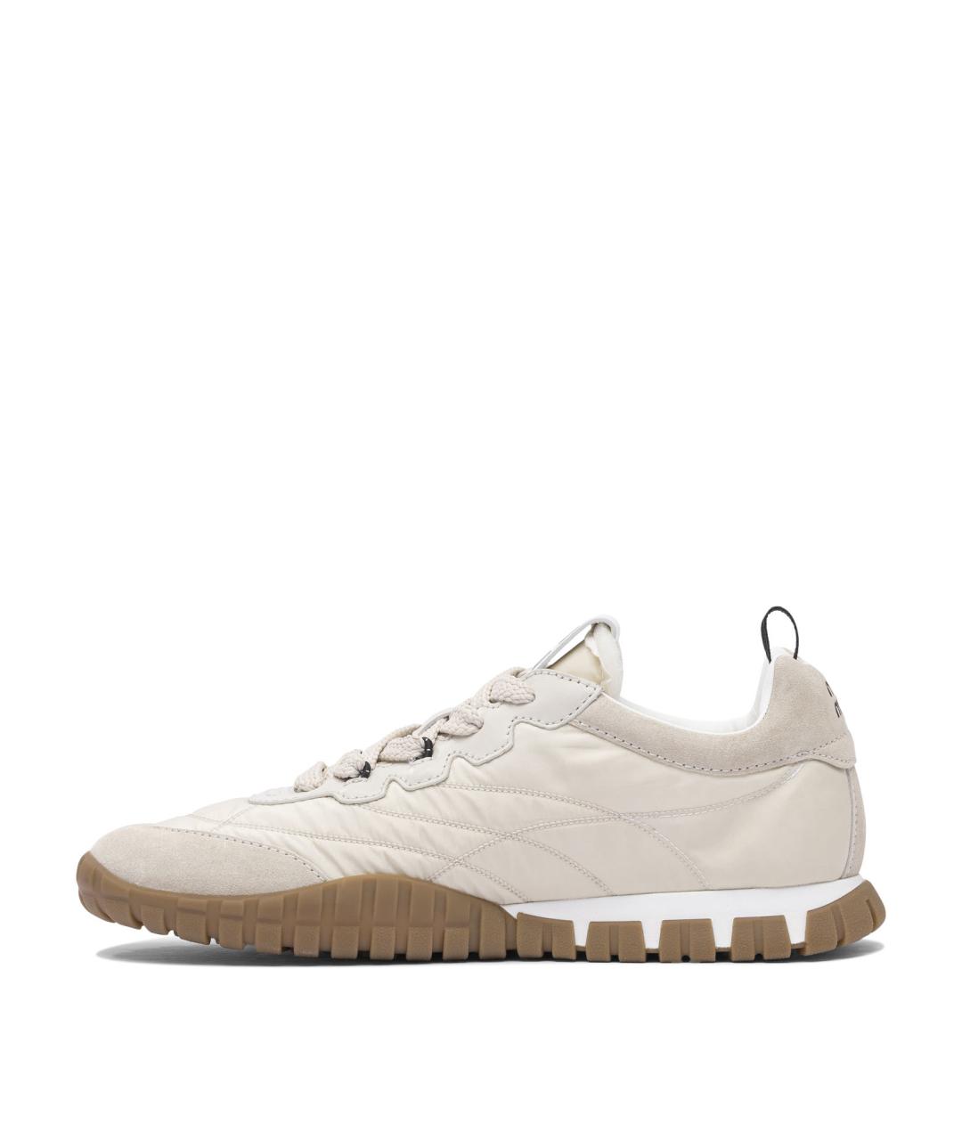 MIU MIU Бежевые кроссовки, фото 3