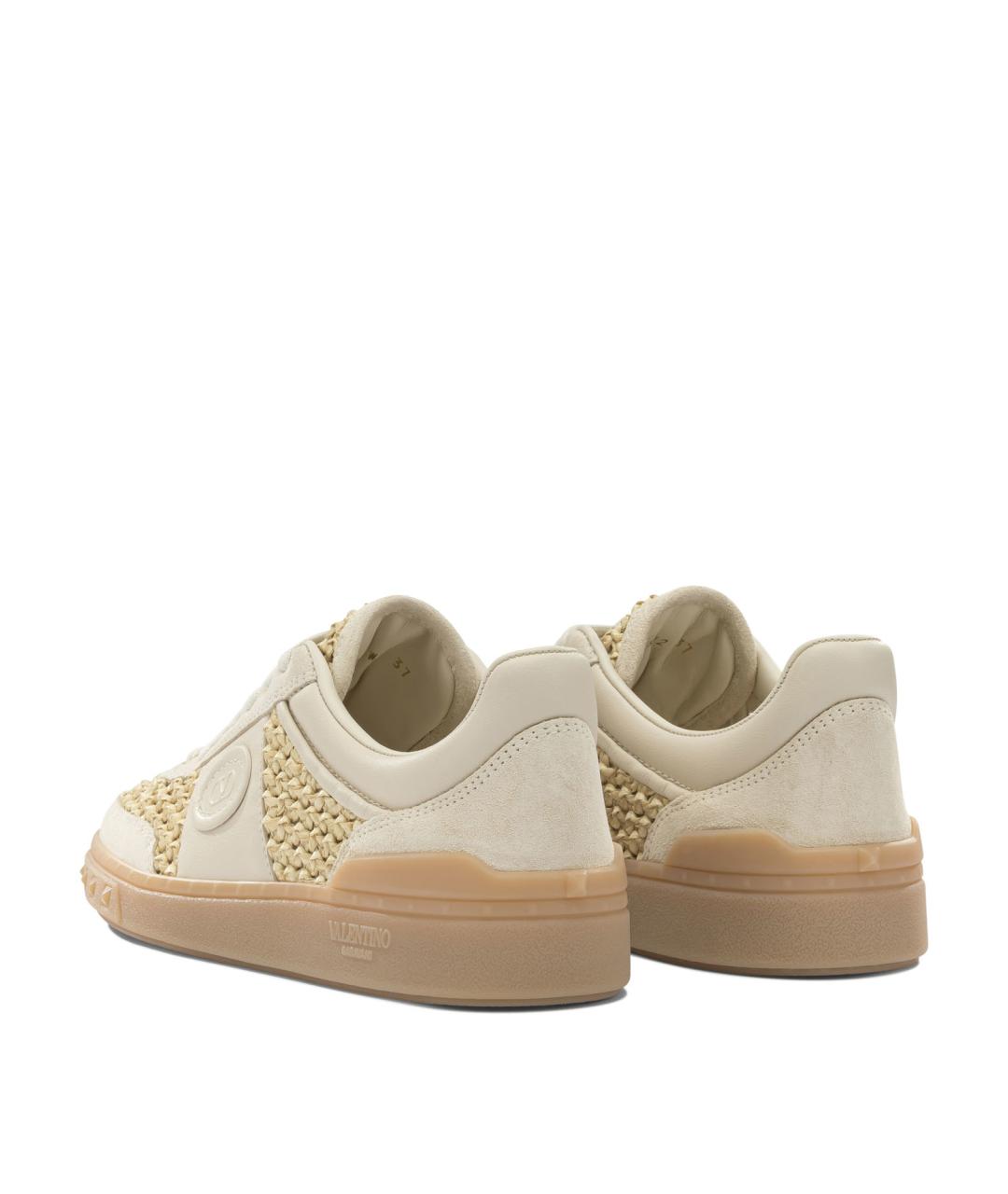 VALENTINO Бежевые кеды, фото 4