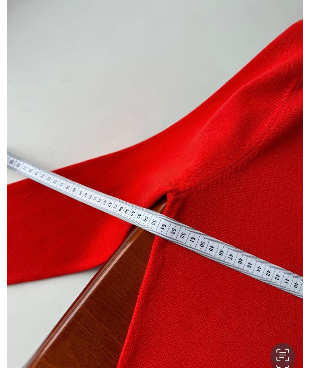 12 STOREEZ Красный шерстяной джемпер / свитер, фото 5