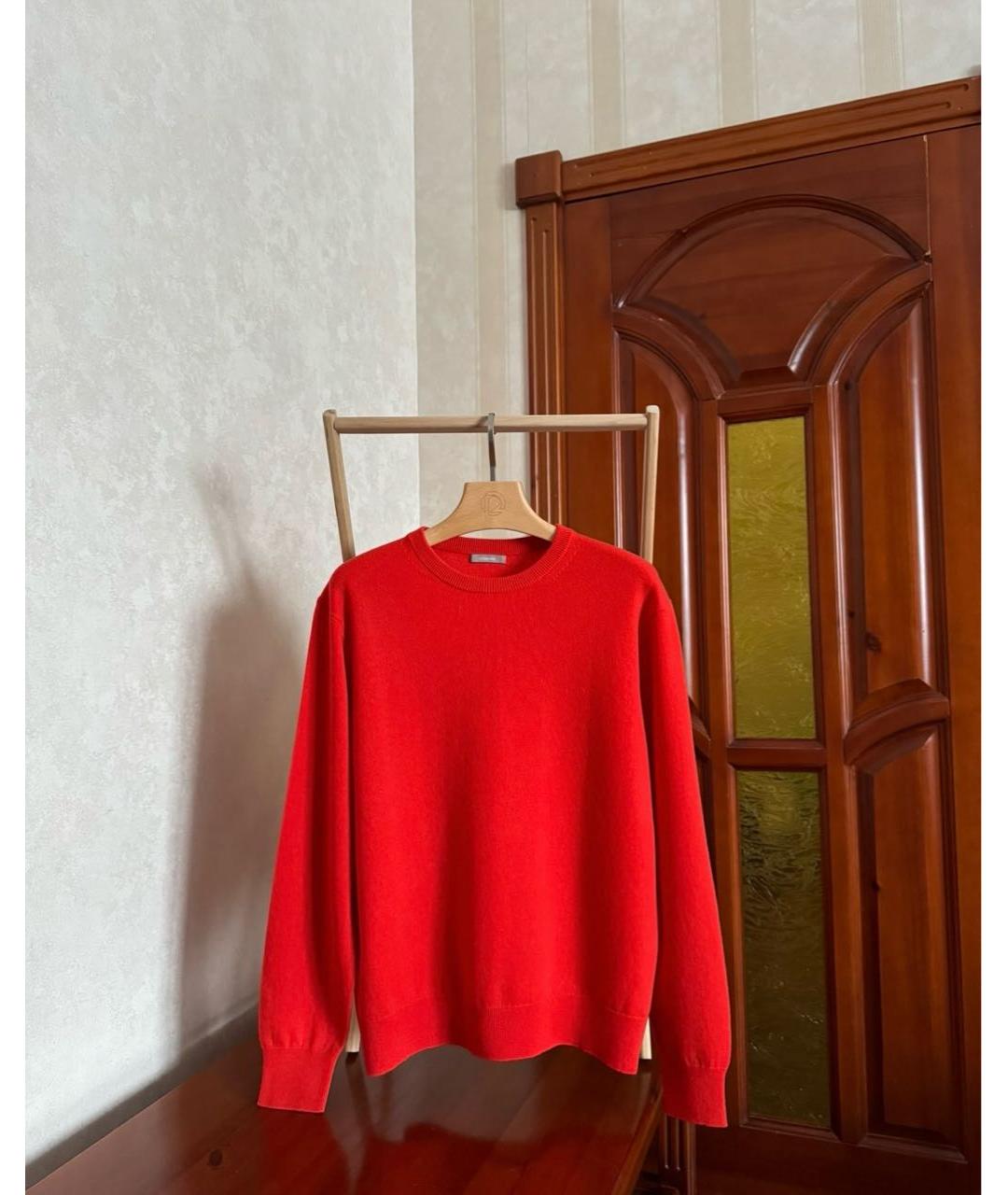 12 STOREEZ Красный шерстяной джемпер / свитер, фото 7