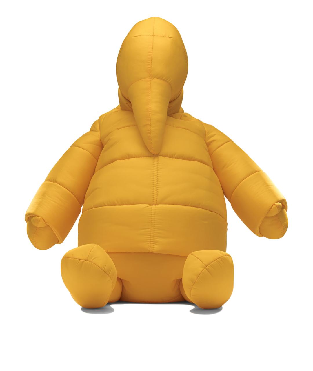 MONCLER Желтая тканевая сумка на плечо, фото 1