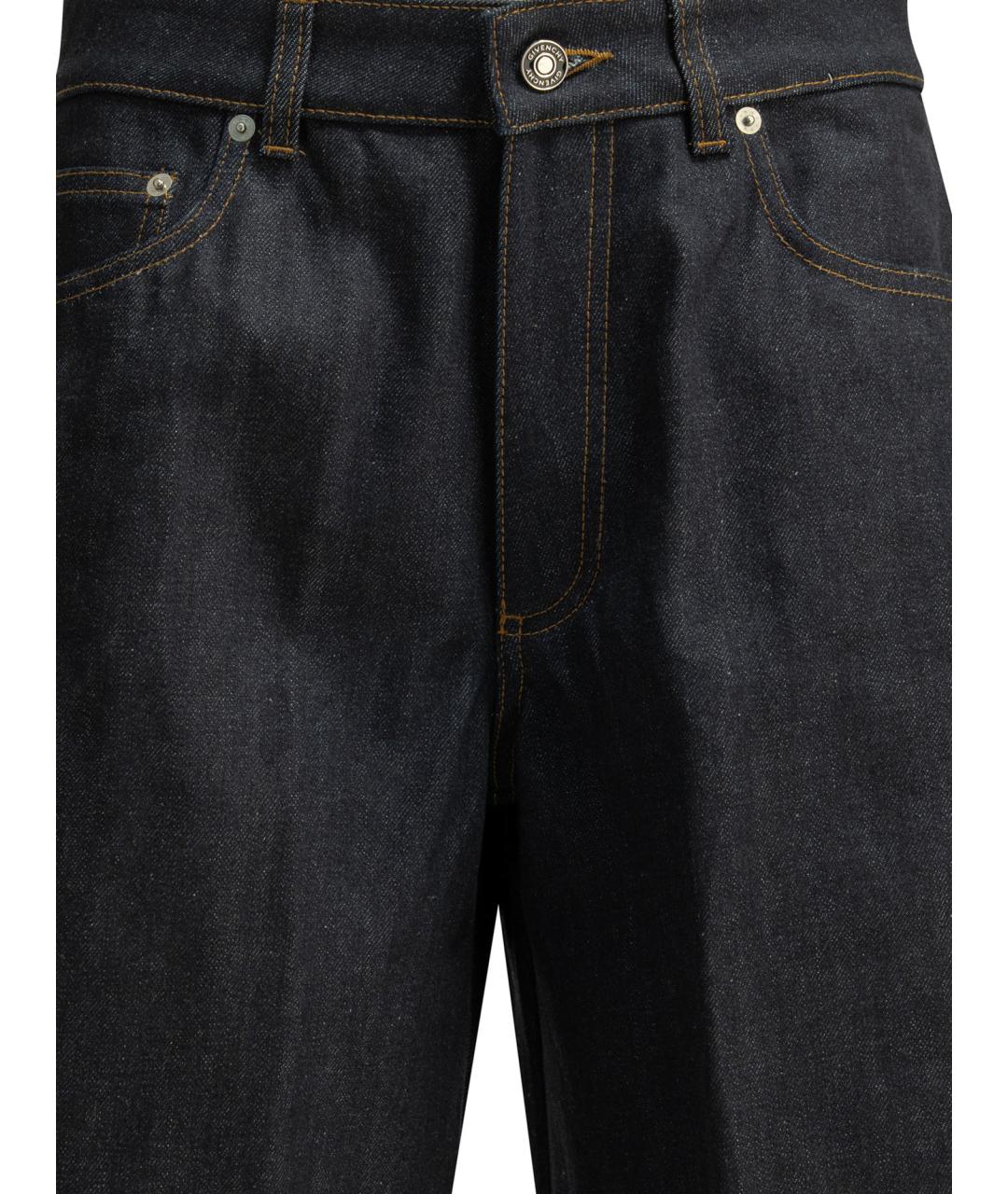 GIVENCHY Синие хлопковые прямые джинсы, фото 3
