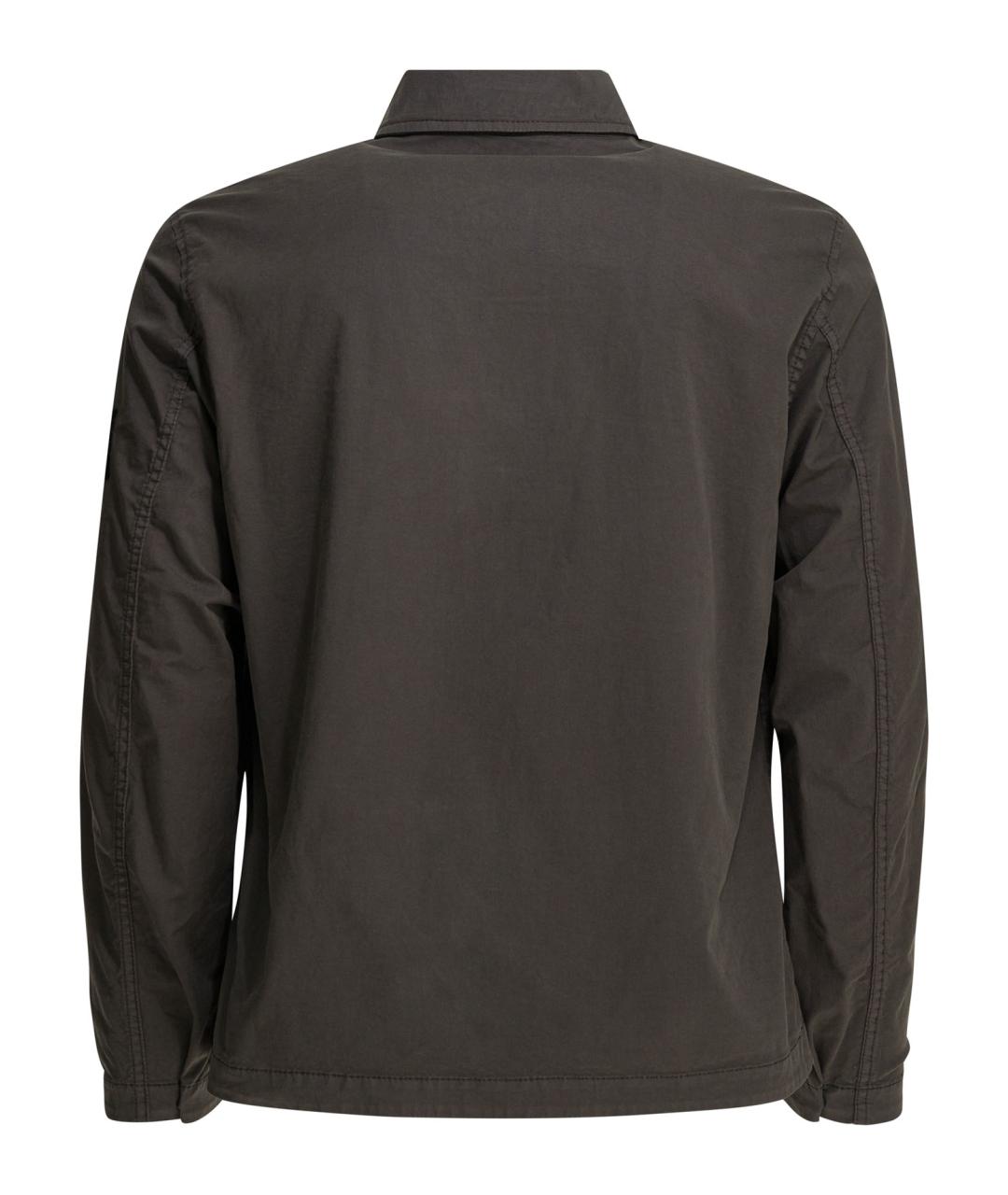 STONE ISLAND Коричневая хлопковая куртка, фото 2