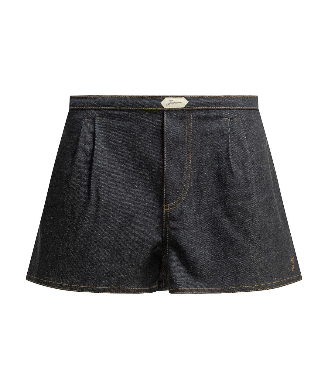 JACQUEMUS Синие хлопковые шорты, фото 1