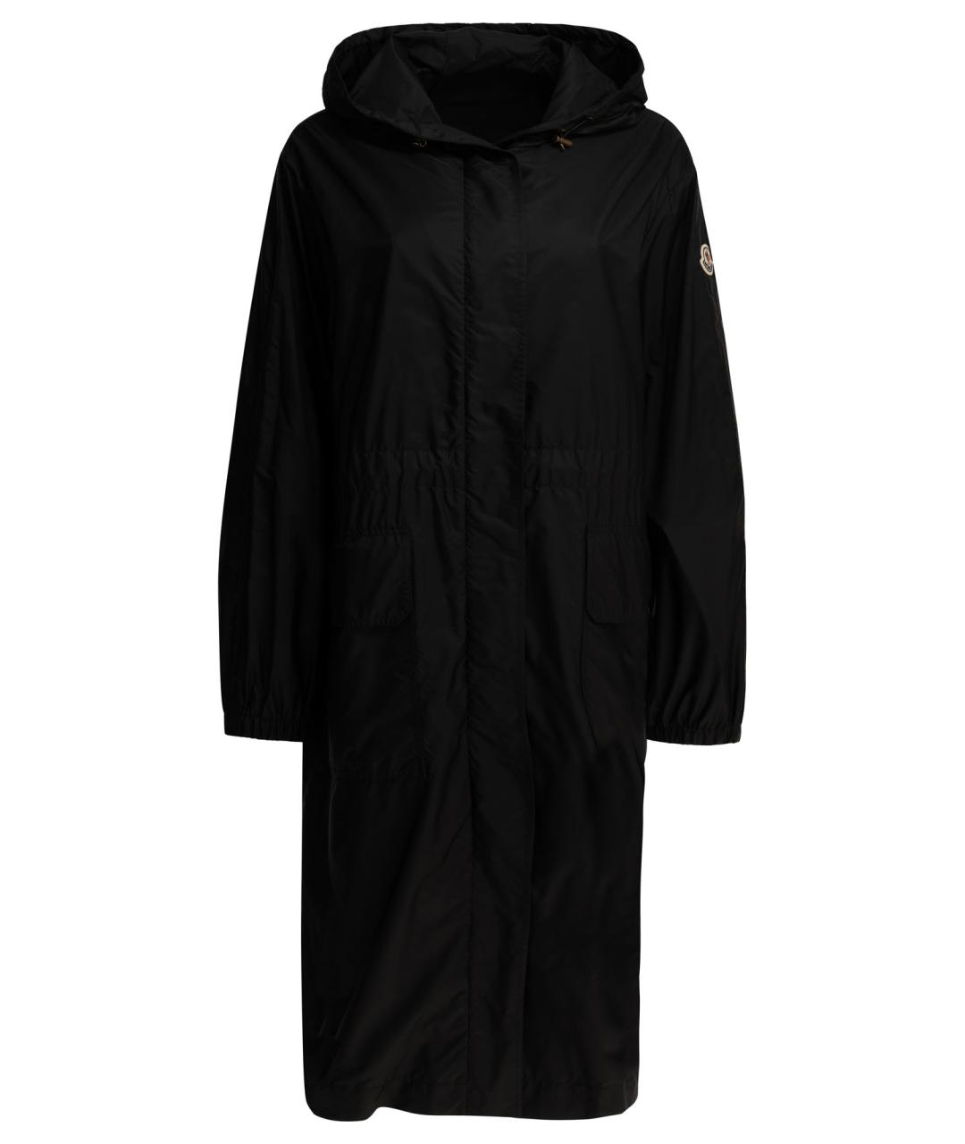 MONCLER Черная полиамидовая парка, фото 1