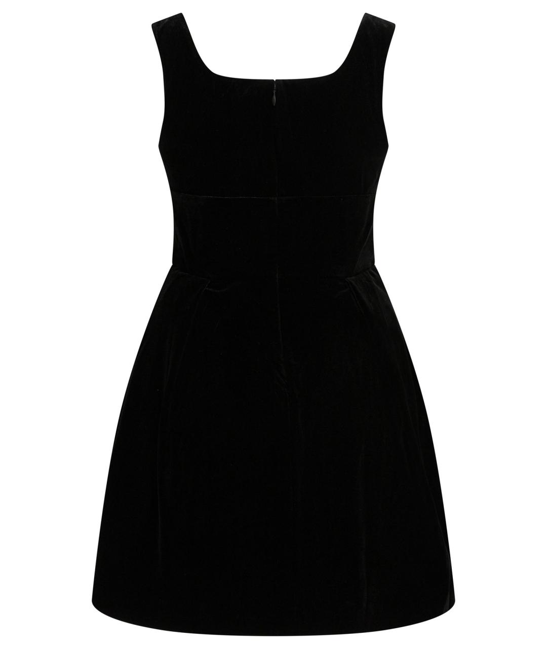 SELF-PORTRAIT Черное полиэстеровое повседневное платье, фото 2