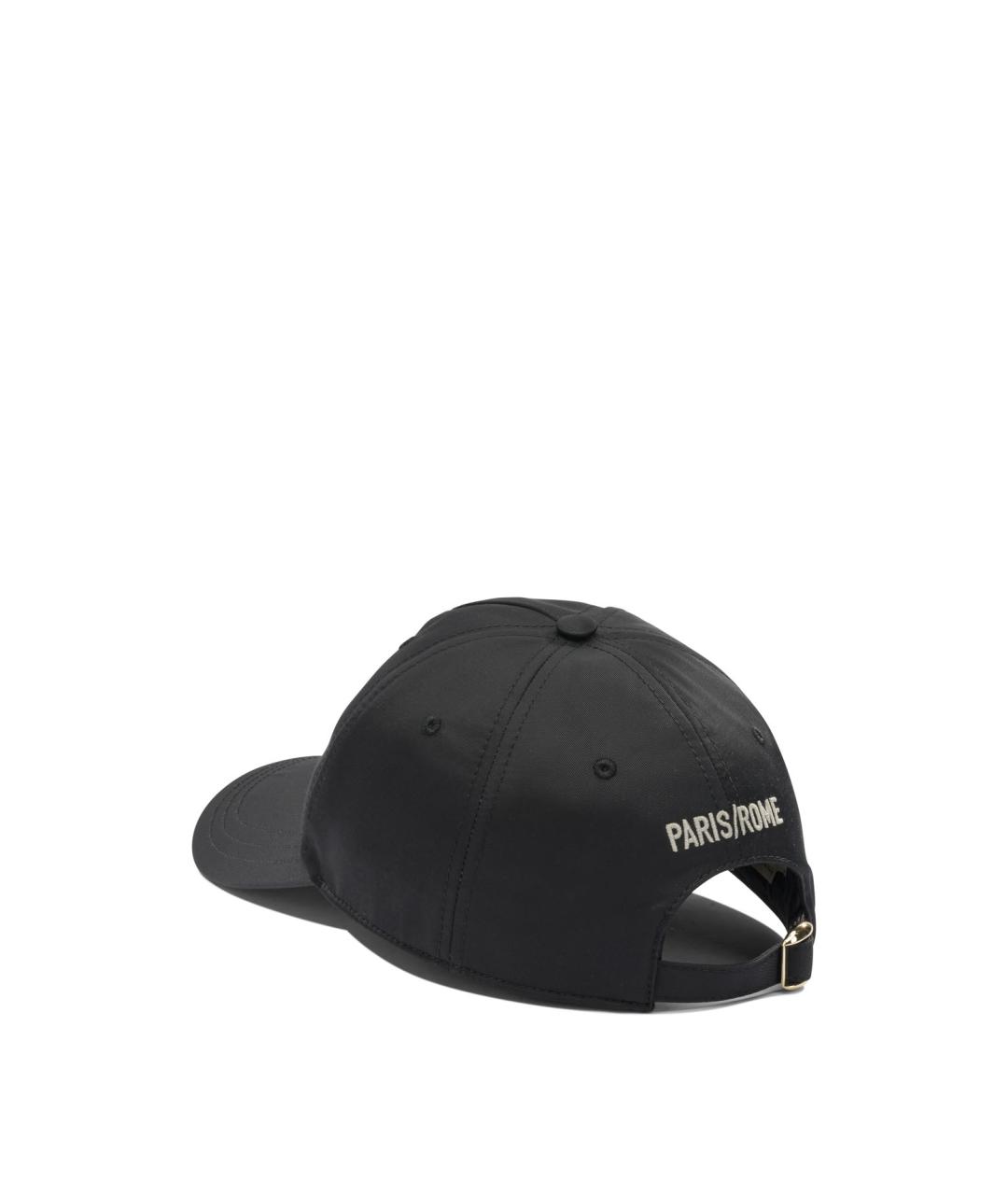 VALENTINO Черная синтетическая кепка/бейсболка, фото 3