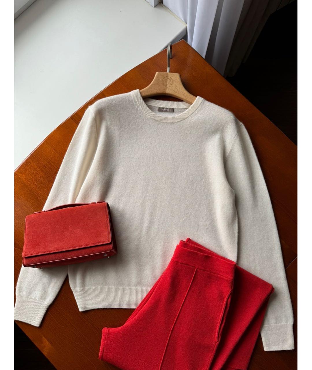 12 STOREEZ Белый кашемировый джемпер / свитер, фото 7