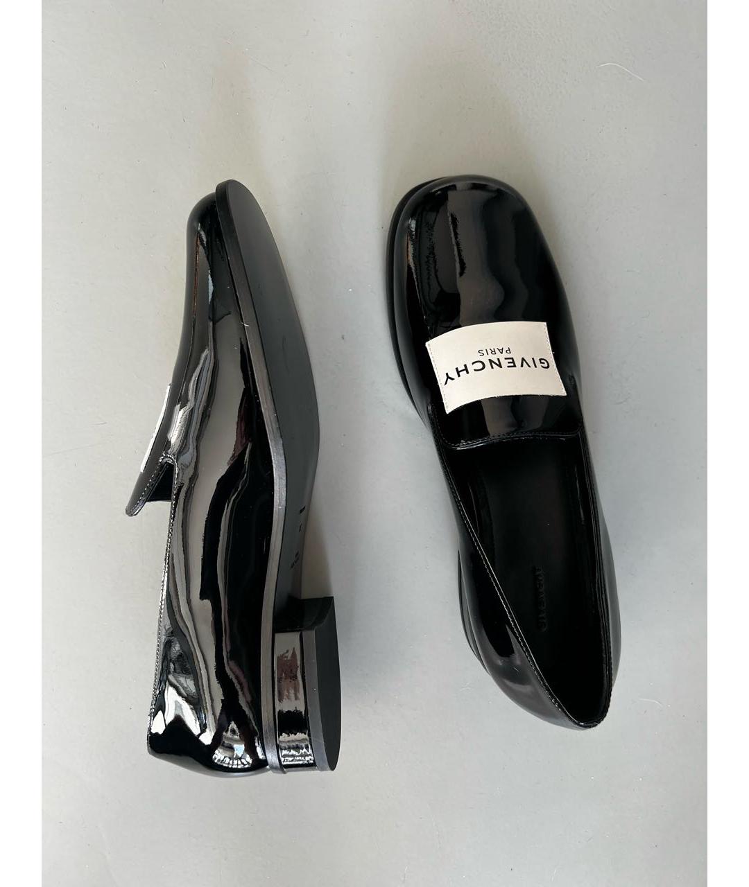 GIVENCHY Черные лоферы из лакированной кожи, фото 5