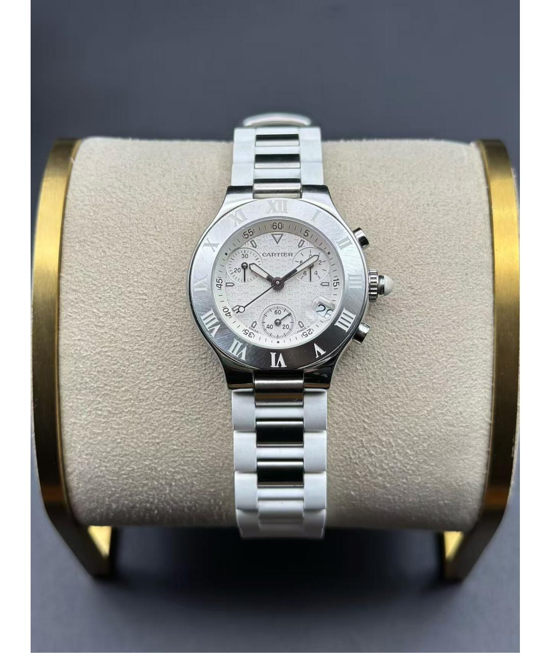 CARTIER Серебряные часы, фото 2