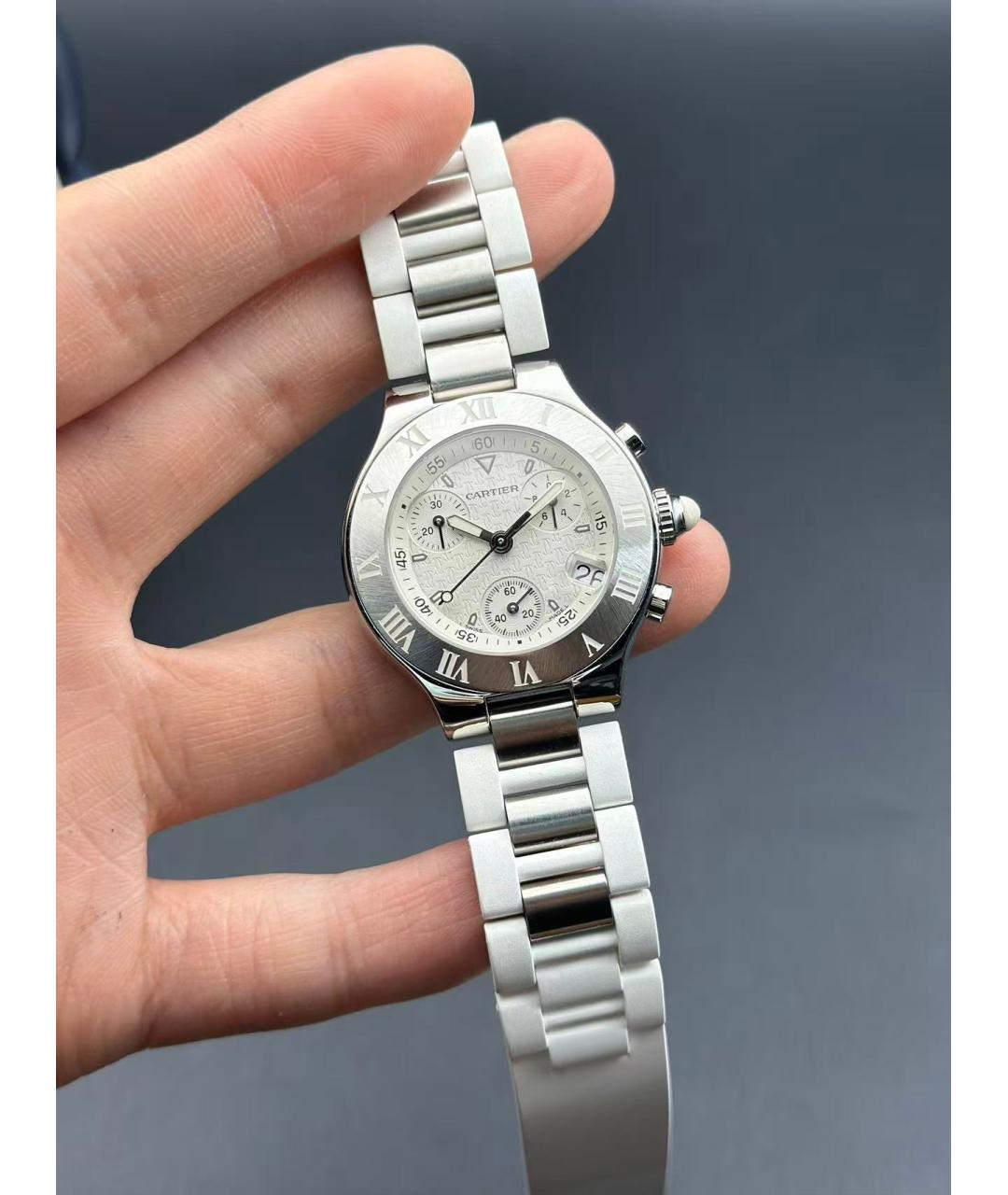 CARTIER Серебряные часы, фото 7