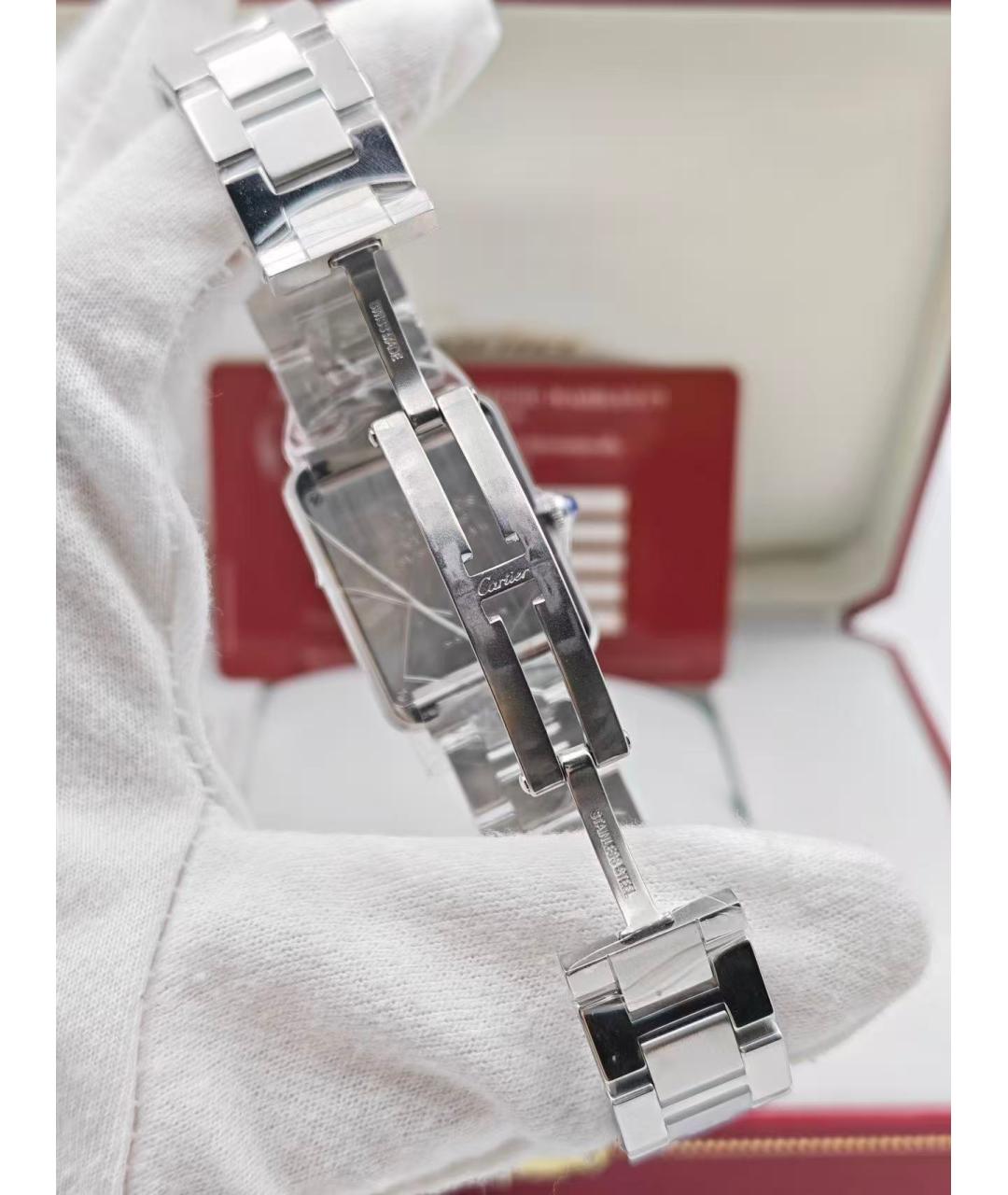 CARTIER Серебряные часы, фото 4