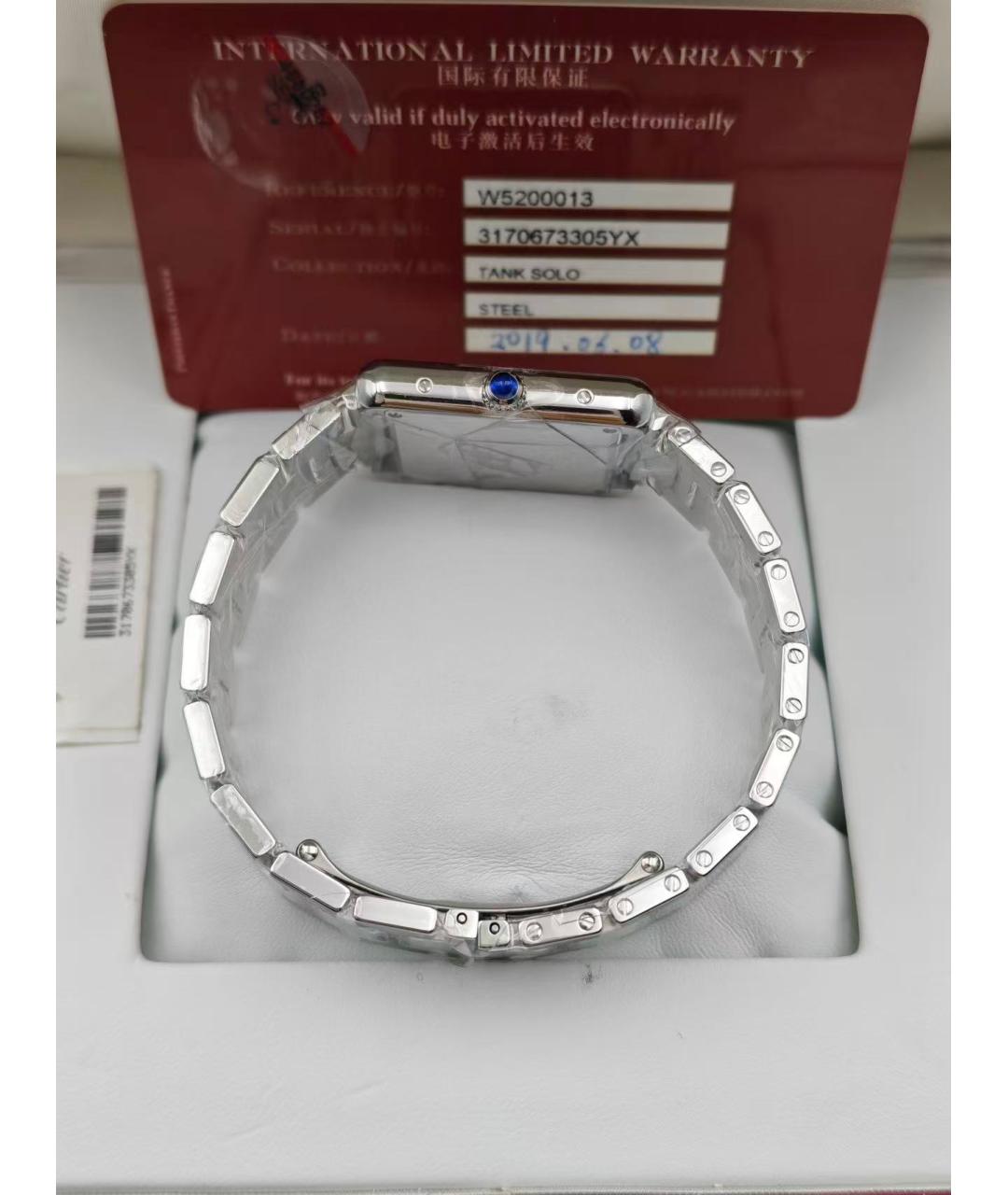 CARTIER Серебряные часы, фото 5