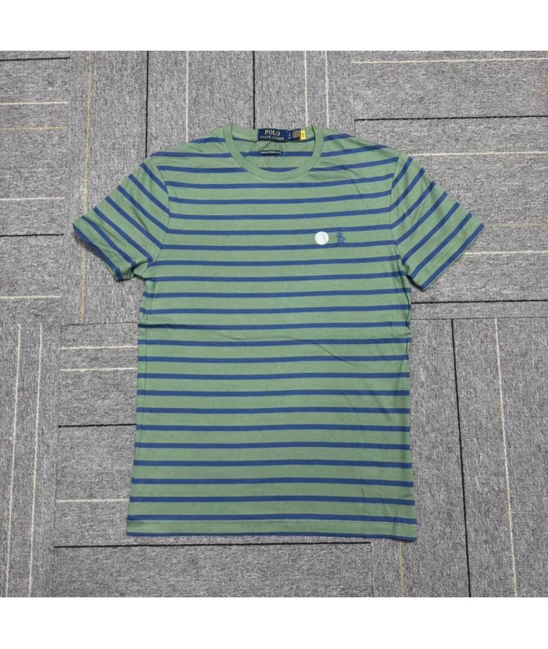 POLO RALPH LAUREN Зеленая хлопковая футболка, фото 5