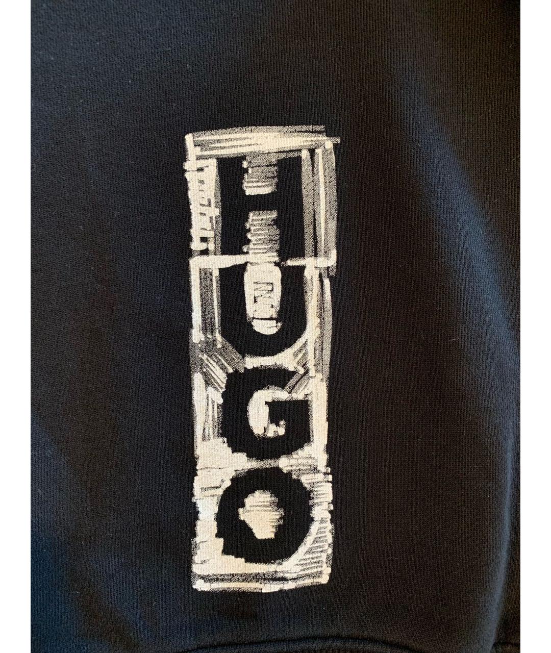 HUGO Черный хлопковый спортивные костюмы, фото 4