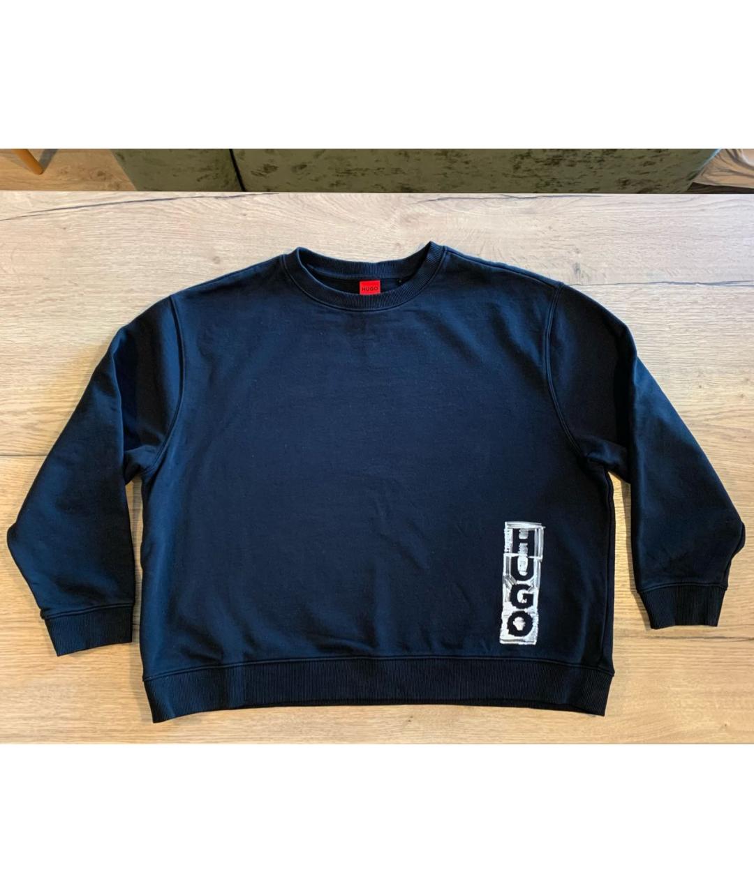 HUGO Черный хлопковый спортивные костюмы, фото 2