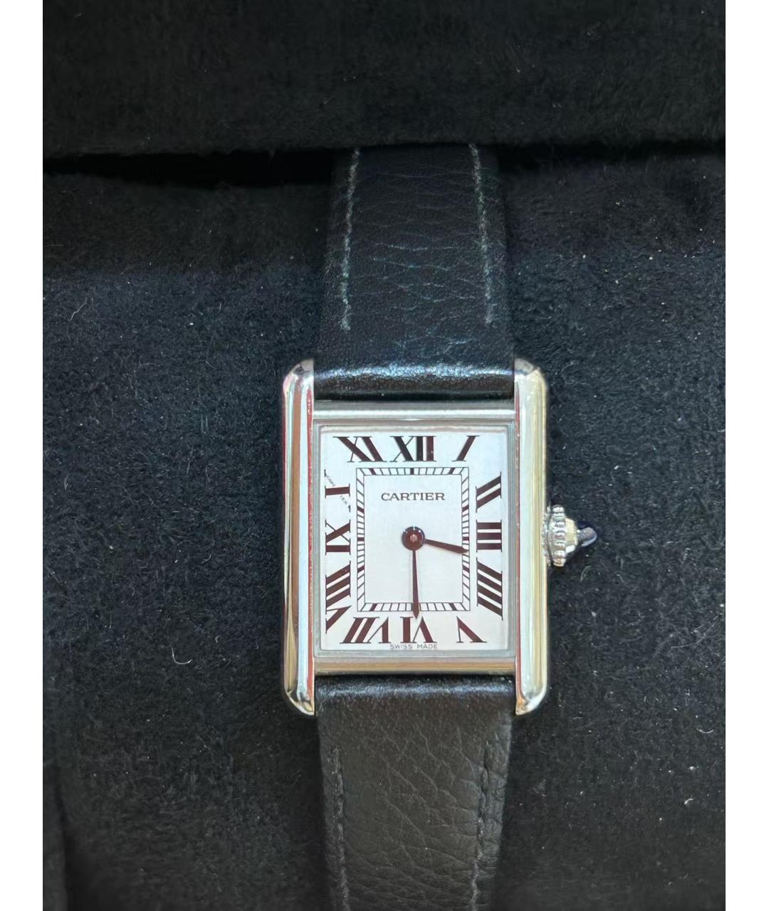 CARTIER Серебряные часы, фото 2