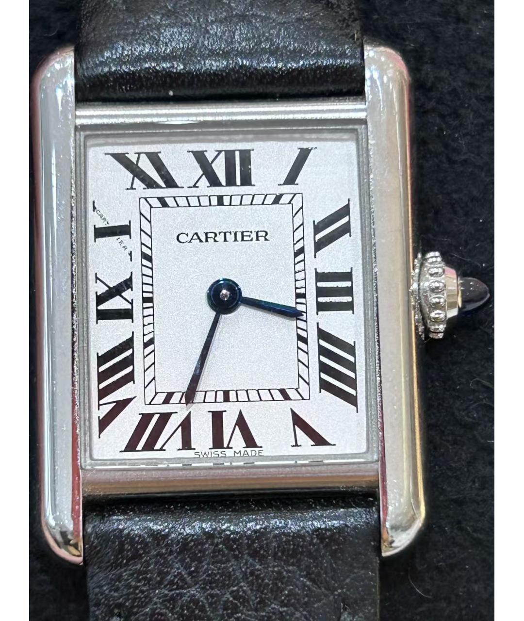 CARTIER Серебряные часы, фото 3