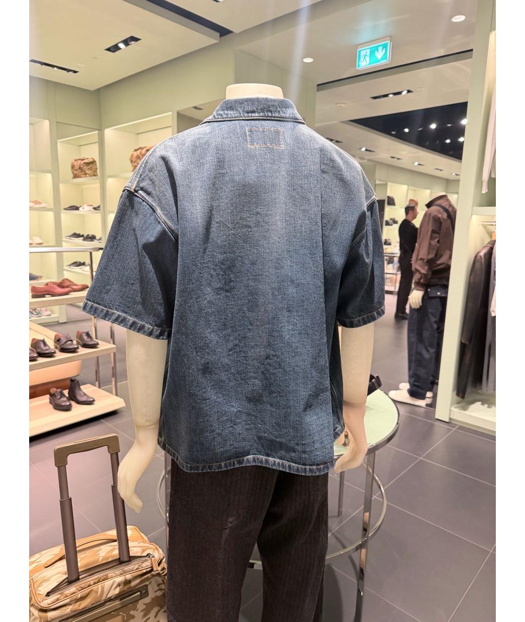 PRADA Темно-синяя кэжуал рубашка, фото 3