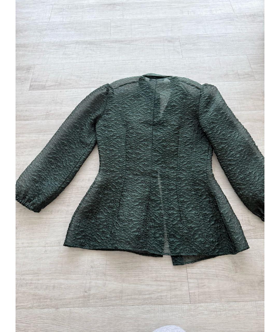 DOLCE&GABBANA Зеленая кружевная рубашка, фото 2