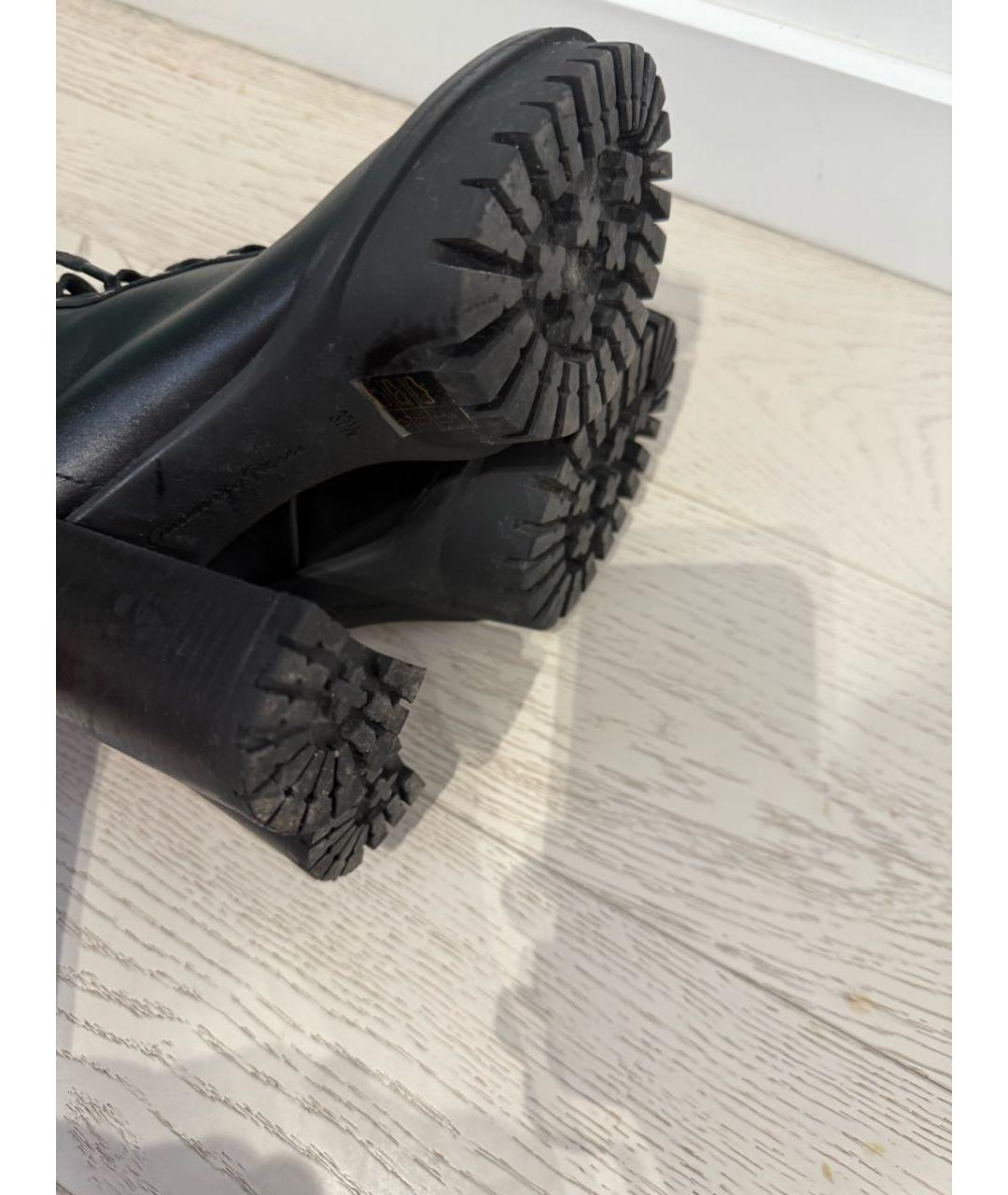 GIANVITO ROSSI Черные кожаные ботильоны, фото 4