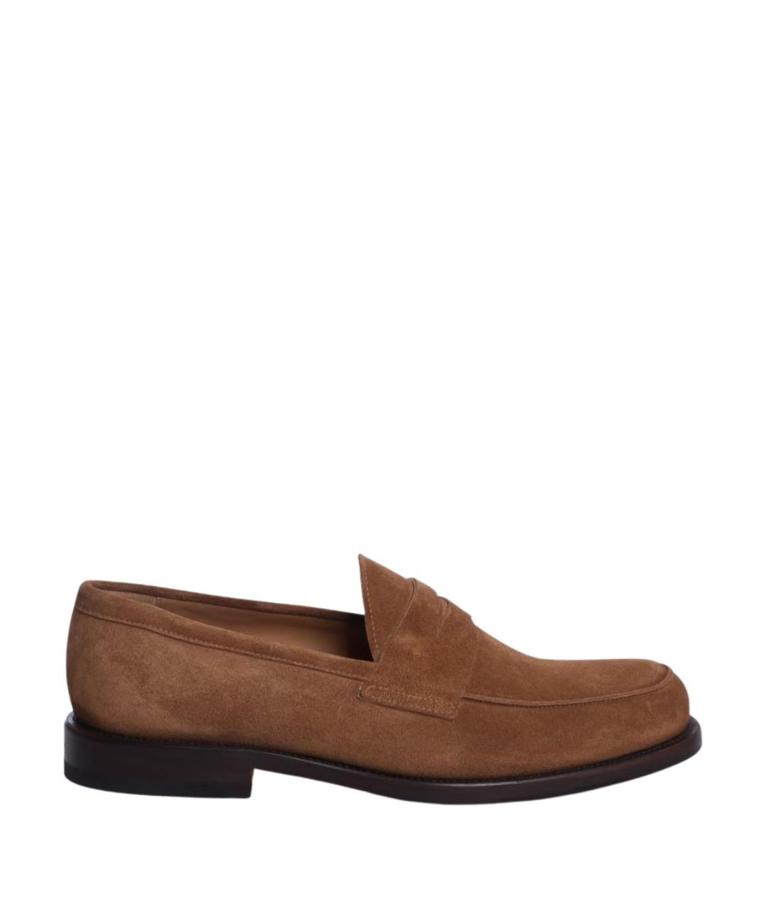 PREMIATA Коричневые замшевые лоферы, фото 1
