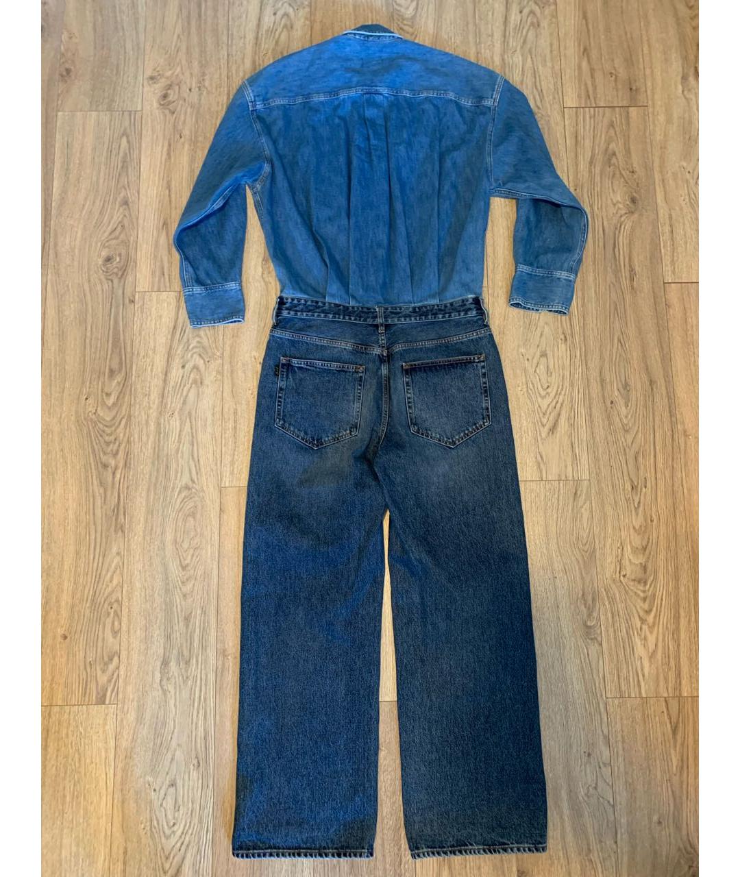 HAIKURE Синий хлопковый комбинезон, фото 2