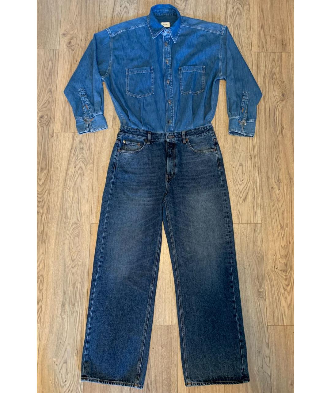 HAIKURE Синий хлопковый комбинезон, фото 9