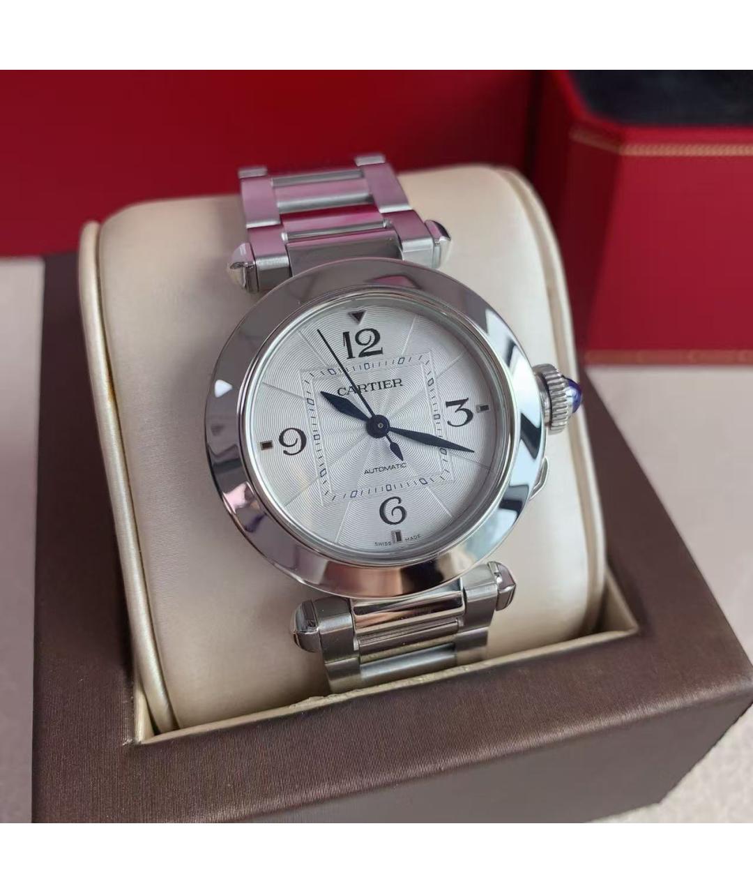 CARTIER Серебряные часы, фото 4