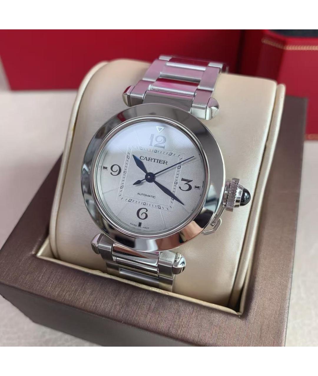 CARTIER Серебряные часы, фото 3