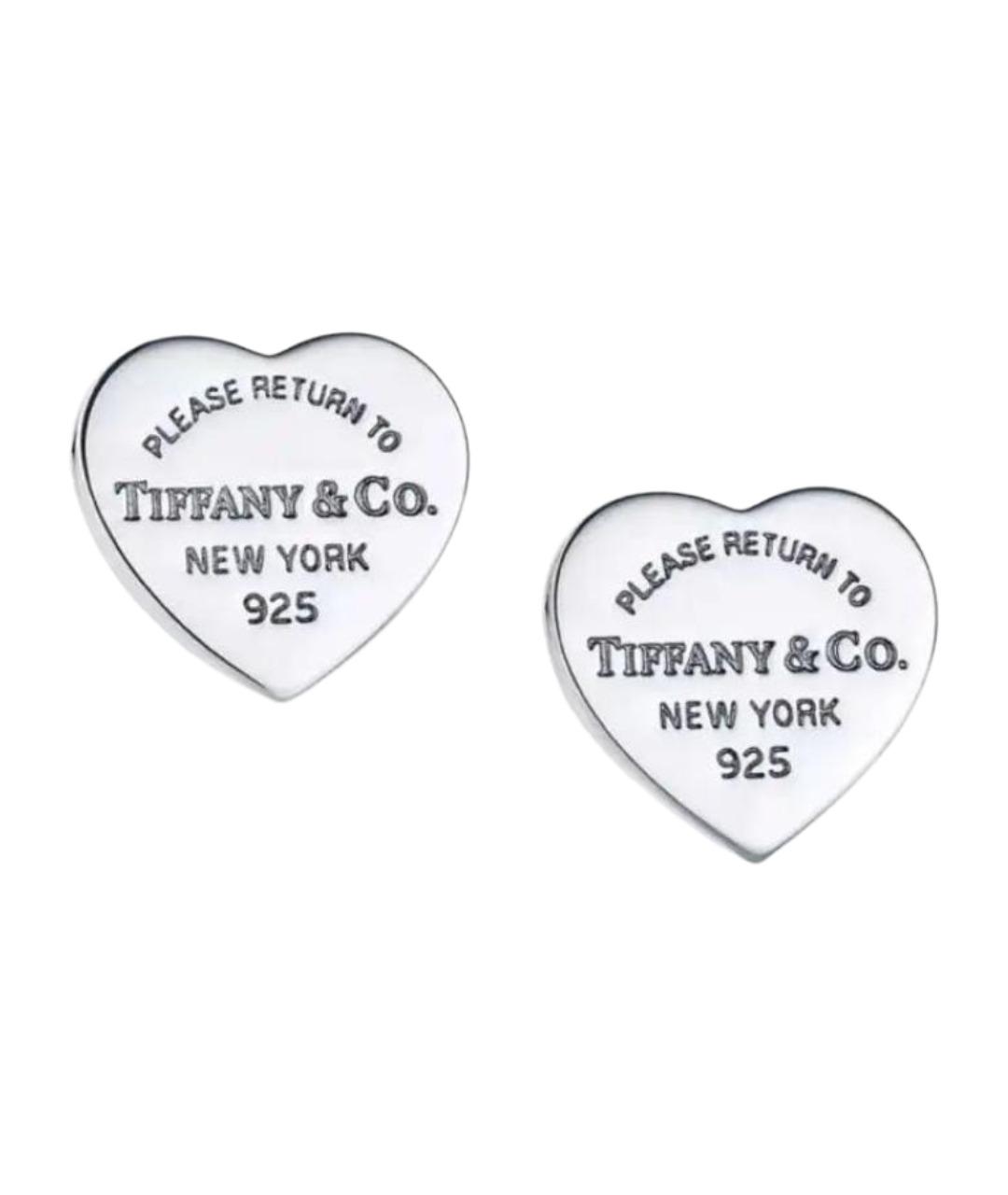TIFFANY&CO Серебряные серебряные серьги, фото 1