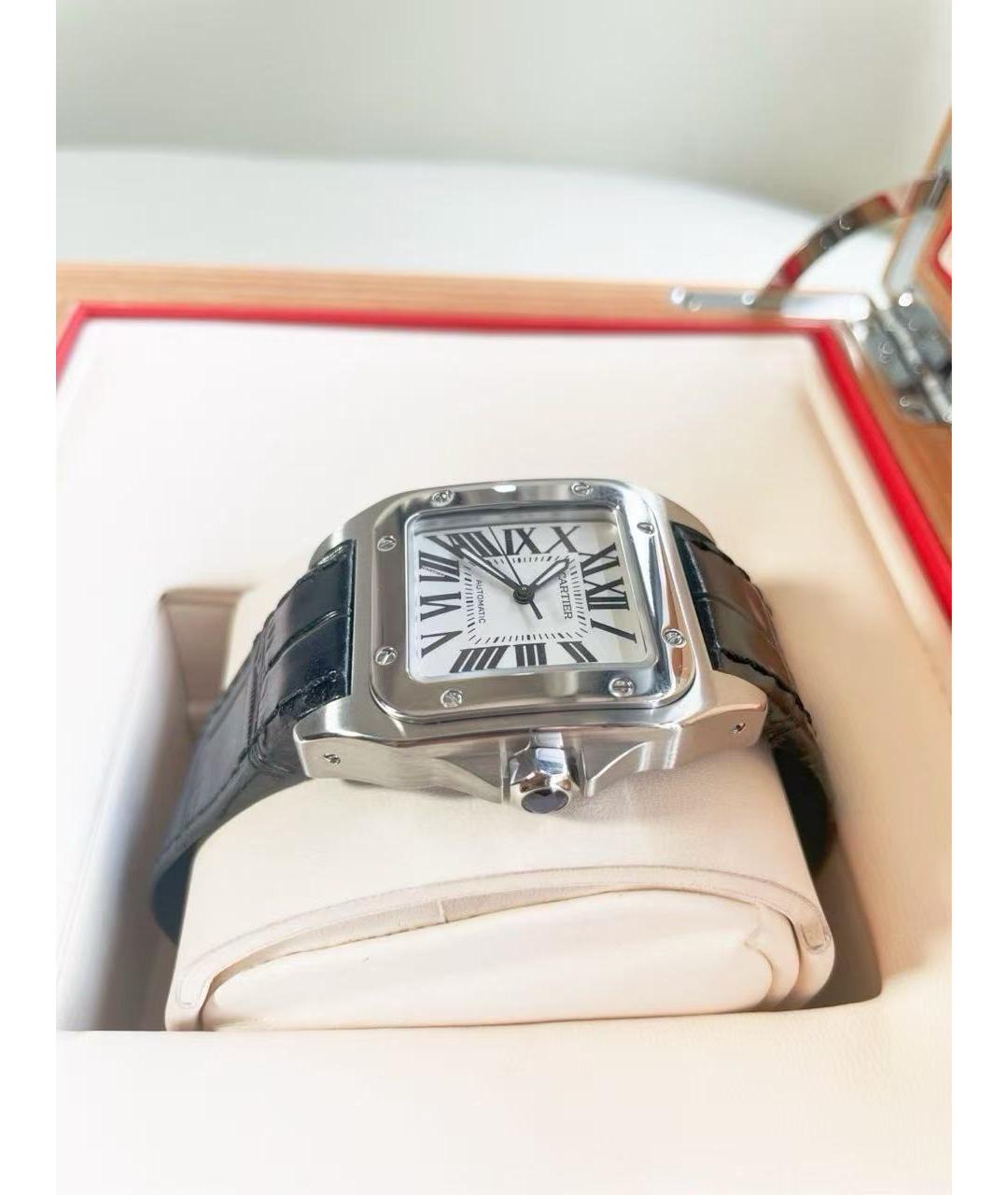 CARTIER Серебряные часы, фото 3