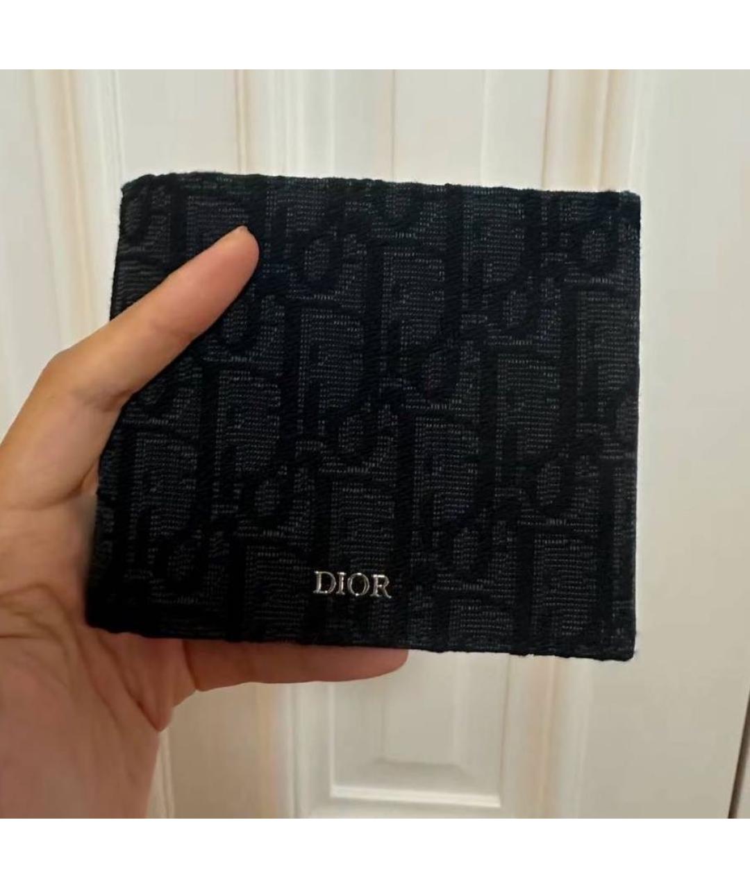 CHRISTIAN DIOR Черный кошелек, фото 3