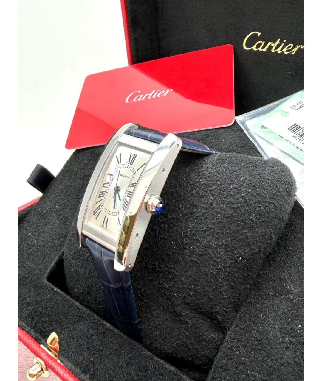 CARTIER Синие часы, фото 3