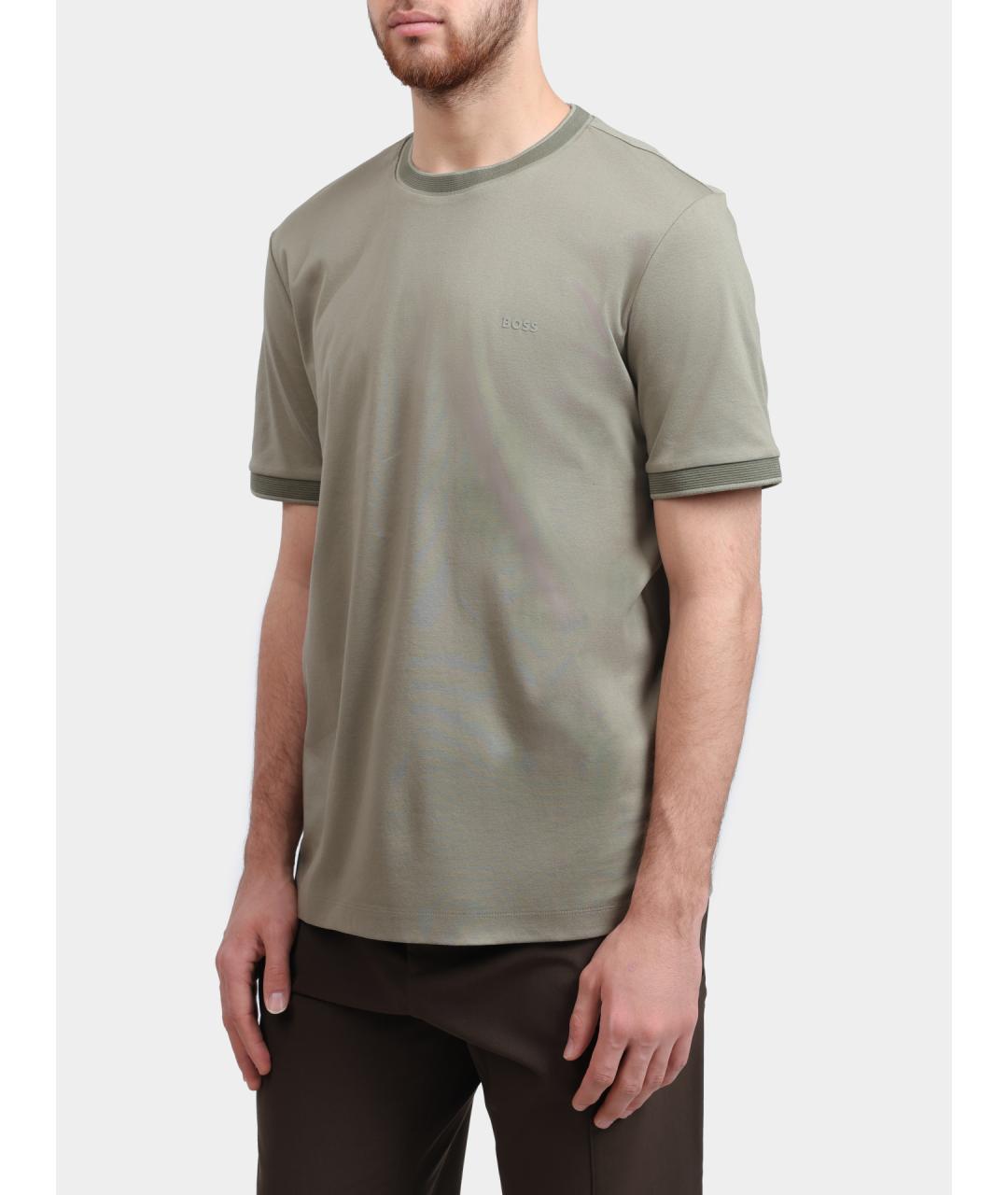 HUGO BOSS Хлопковая футболка, фото 3