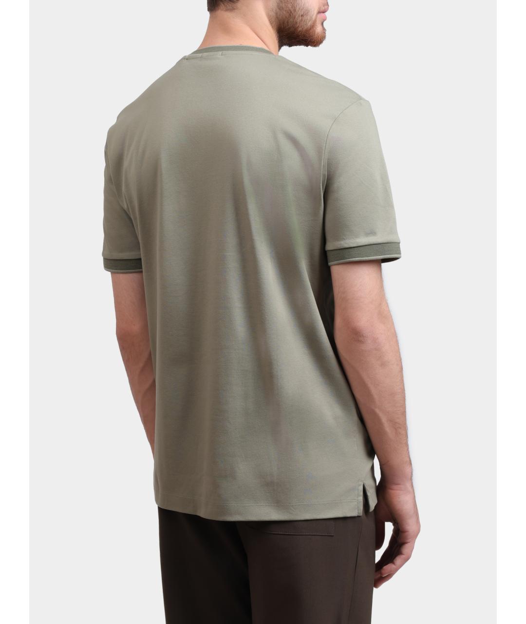 HUGO BOSS Хлопковая футболка, фото 5