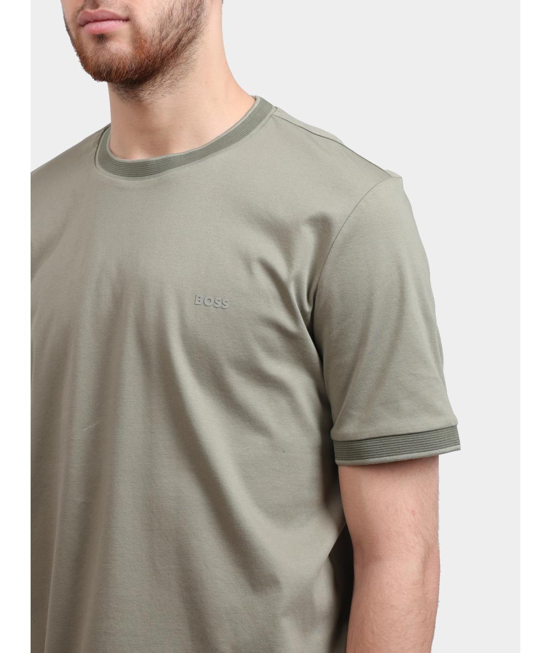 HUGO BOSS Хлопковая футболка, фото 4